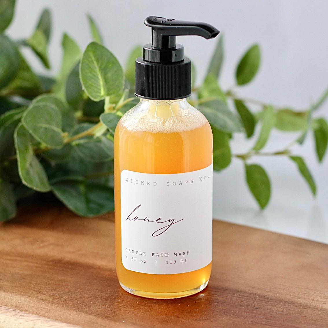 Honey Face Wash | Gentle Natural Cleanser with Raw Honey + Lavender