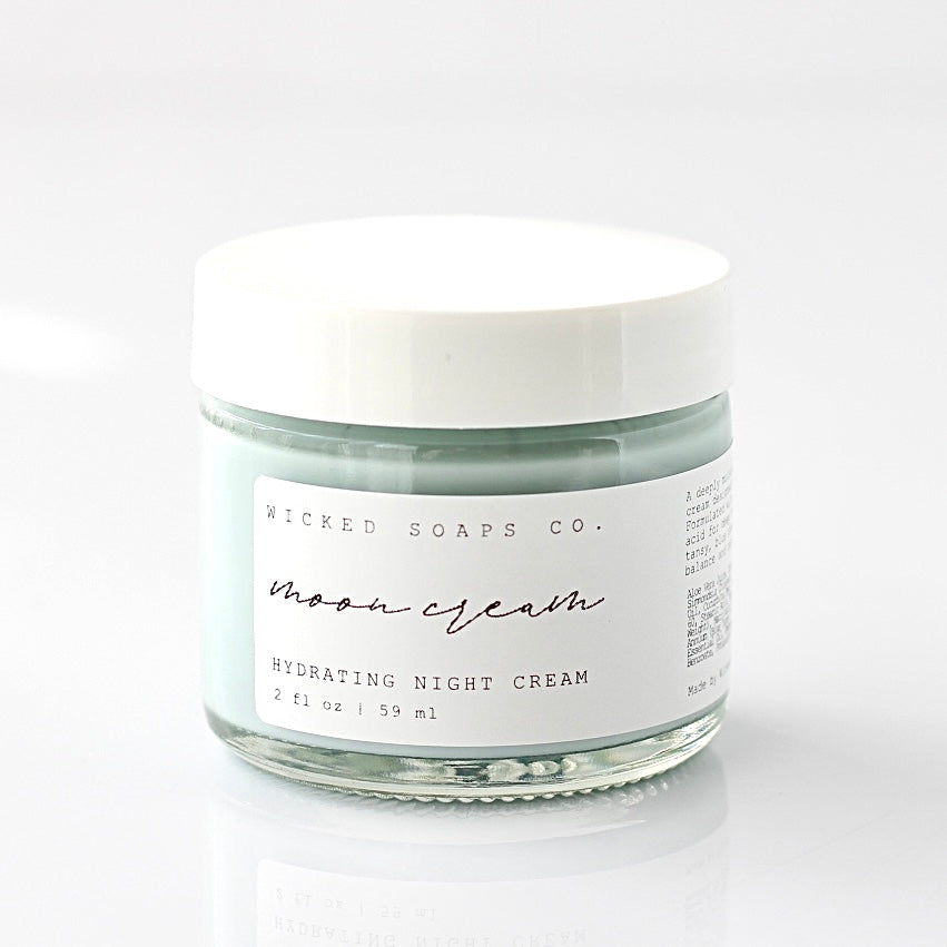 Moon Cream | Deeply Hydrating Night Cream with Blue Tansy + Hyaluronic Acid