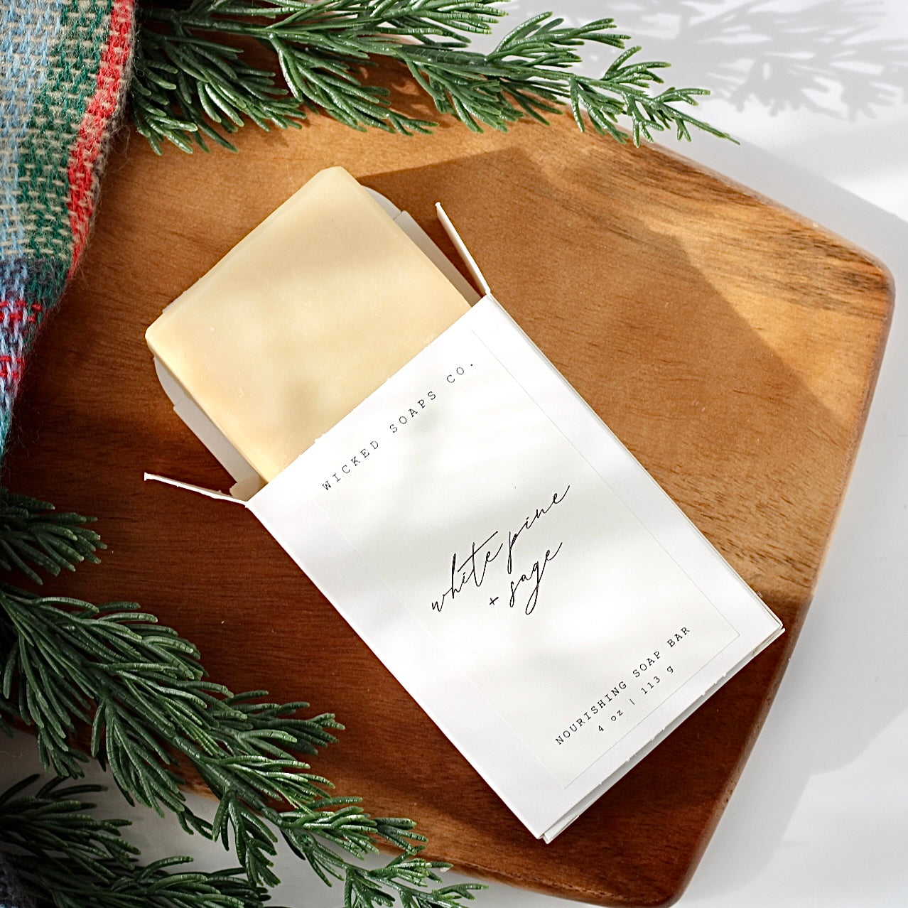 White Pine + Sage Soap | Nourishing Soap Bar