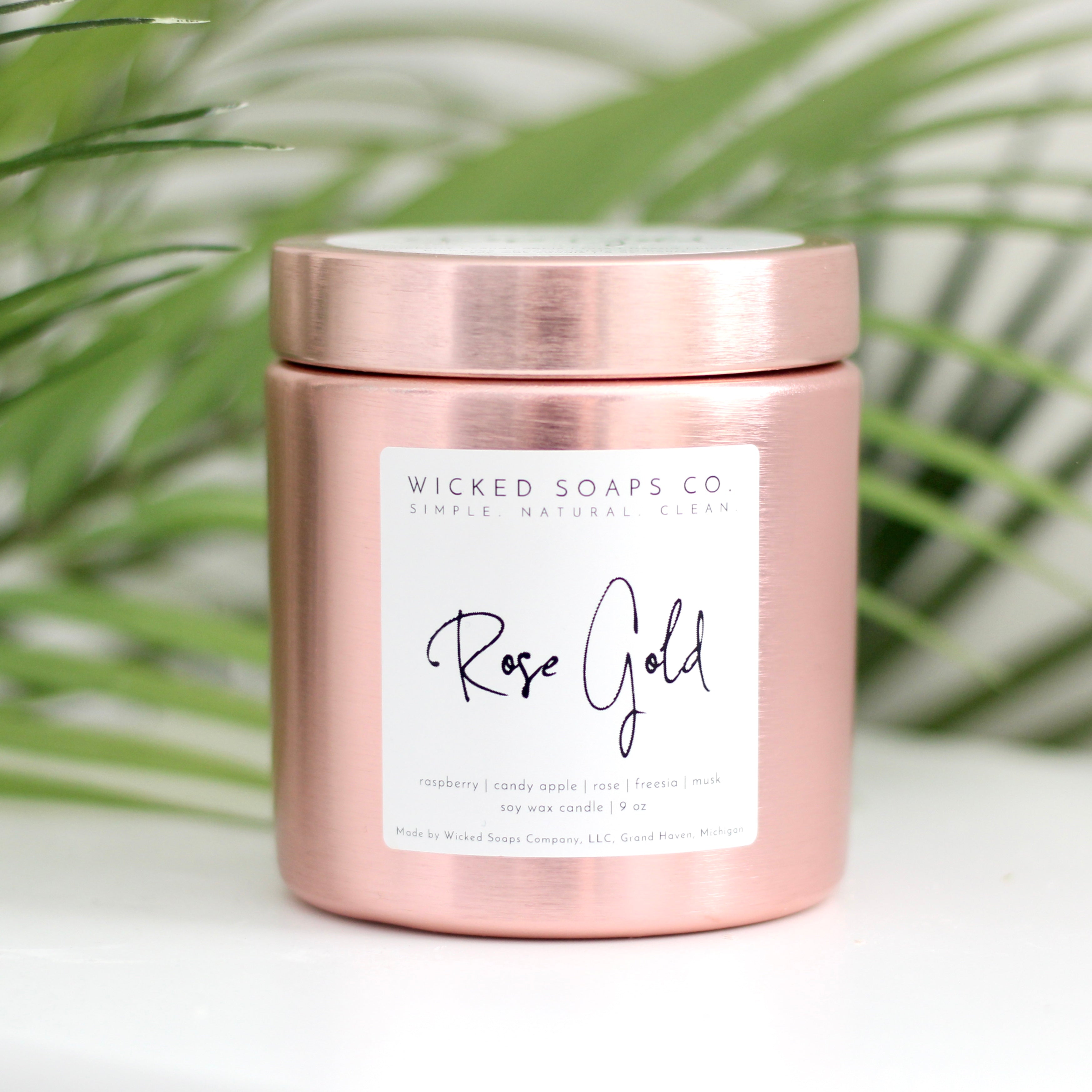 Rose Gold Candle
