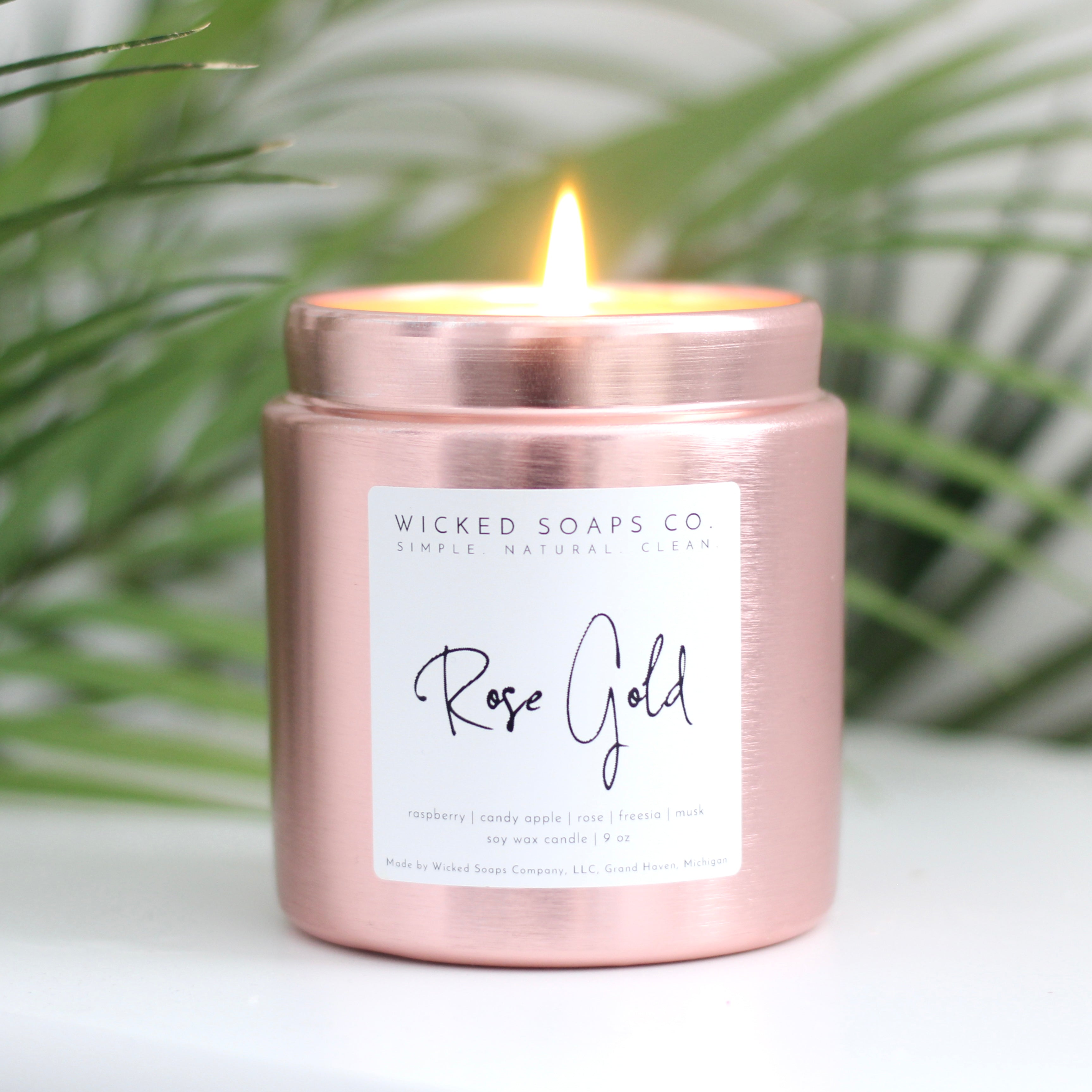 Rose Gold Candle
