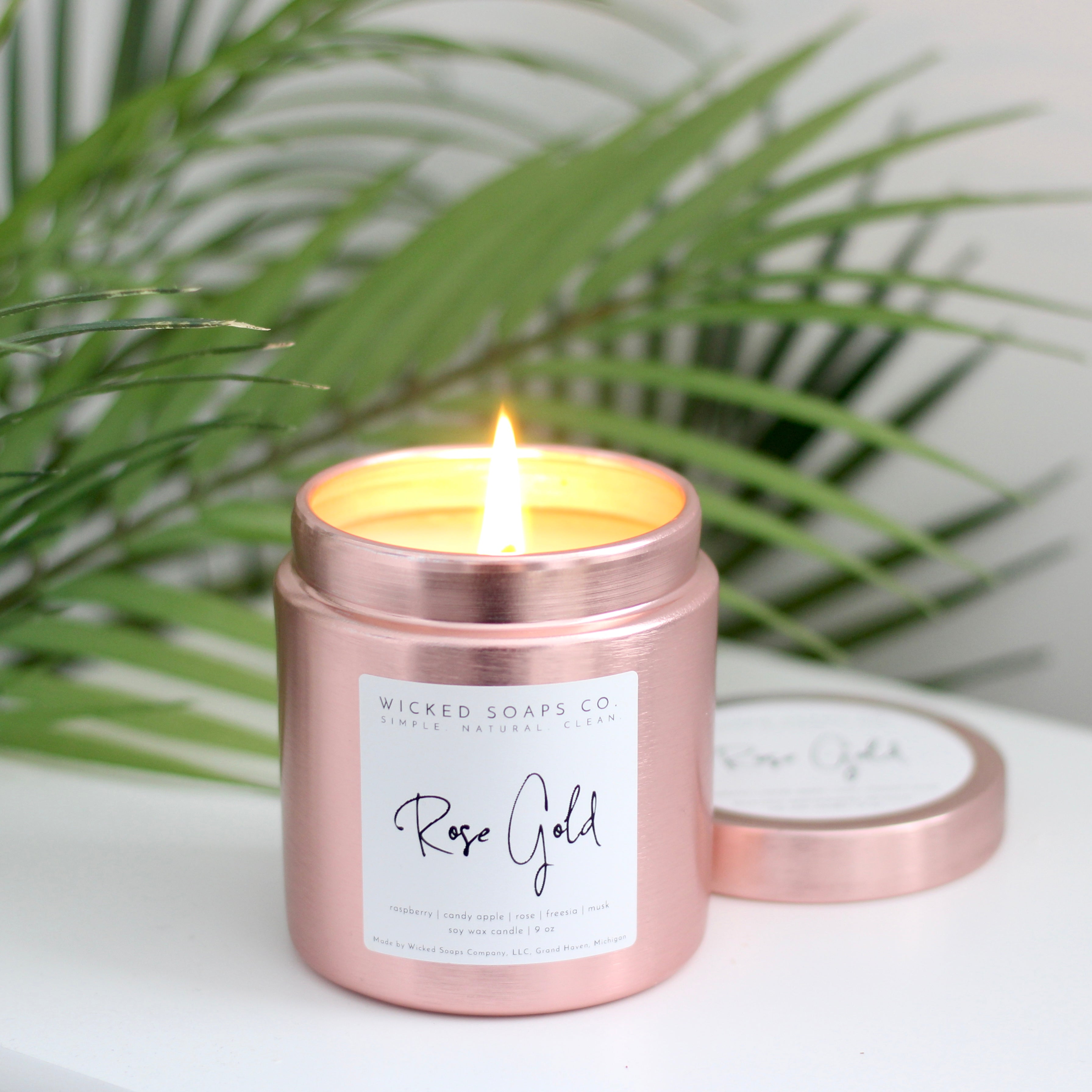 Rose Gold Candle