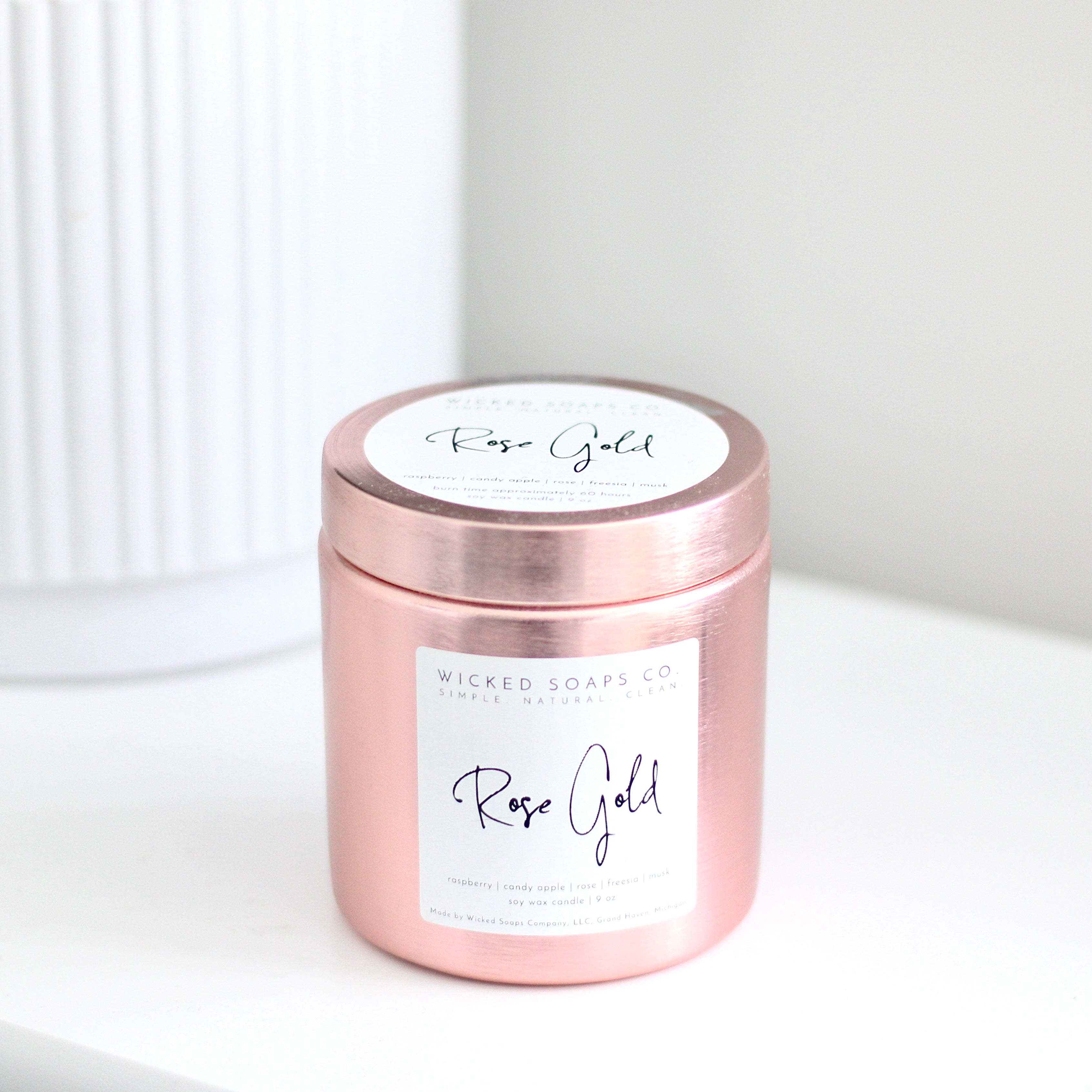 Rose Gold Candle