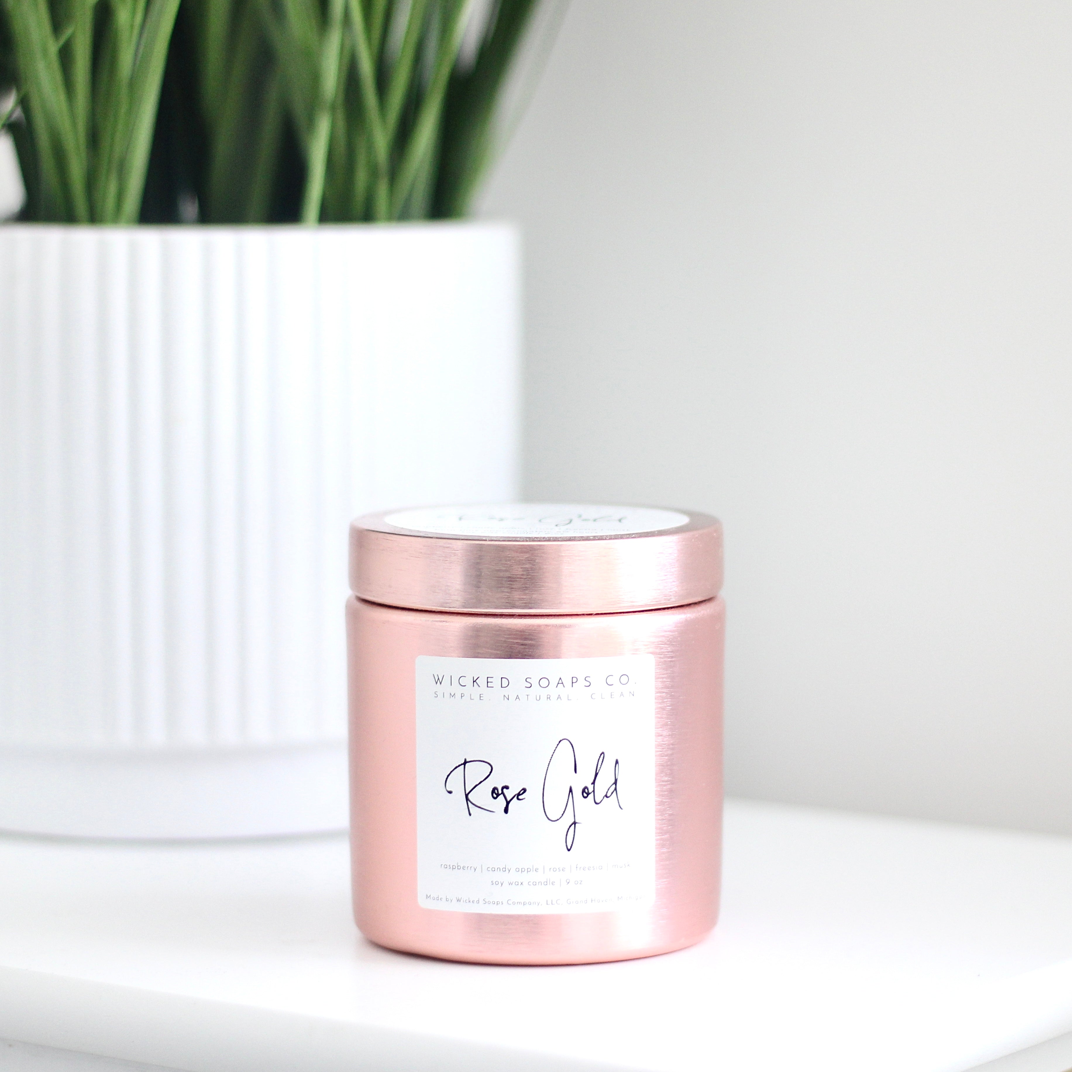 Rose Gold Candle