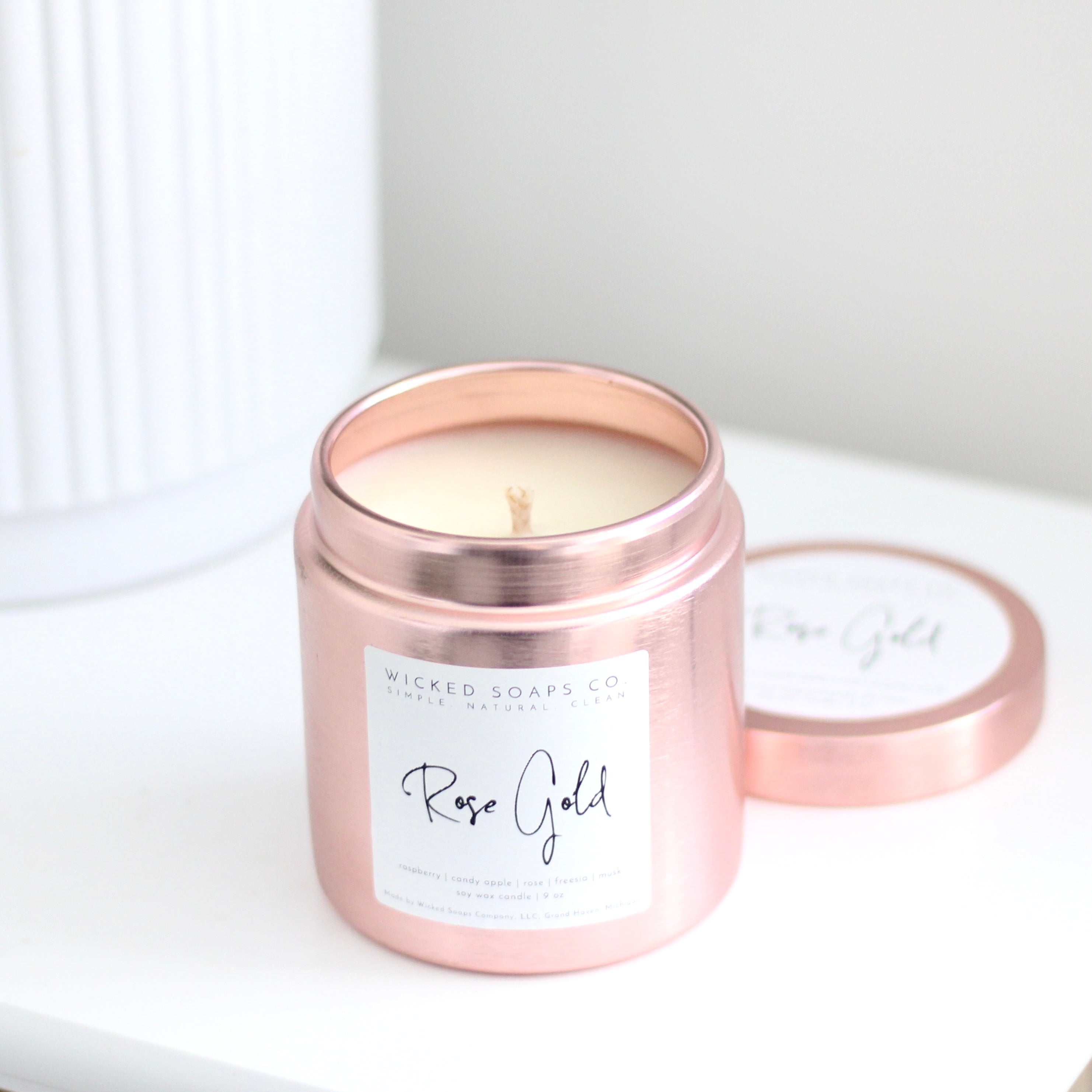 Rose Gold Candle